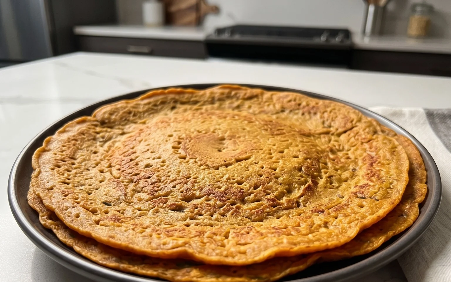 Masoor Dal Chilla | Savory Red Lentil Pancakes