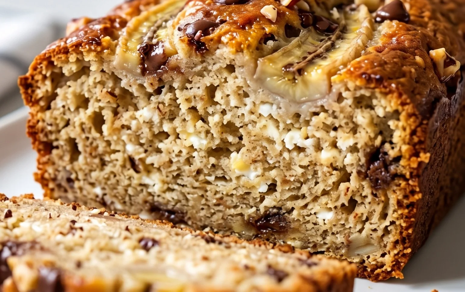 Cottage Cheese Banana Bread