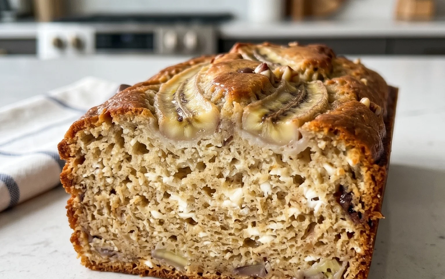 Cottage Cheese Banana Bread