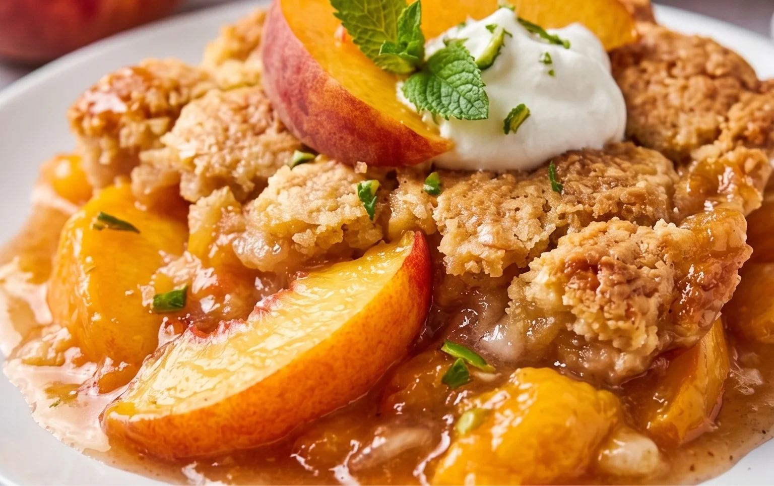 Fresh Peach Cobbler