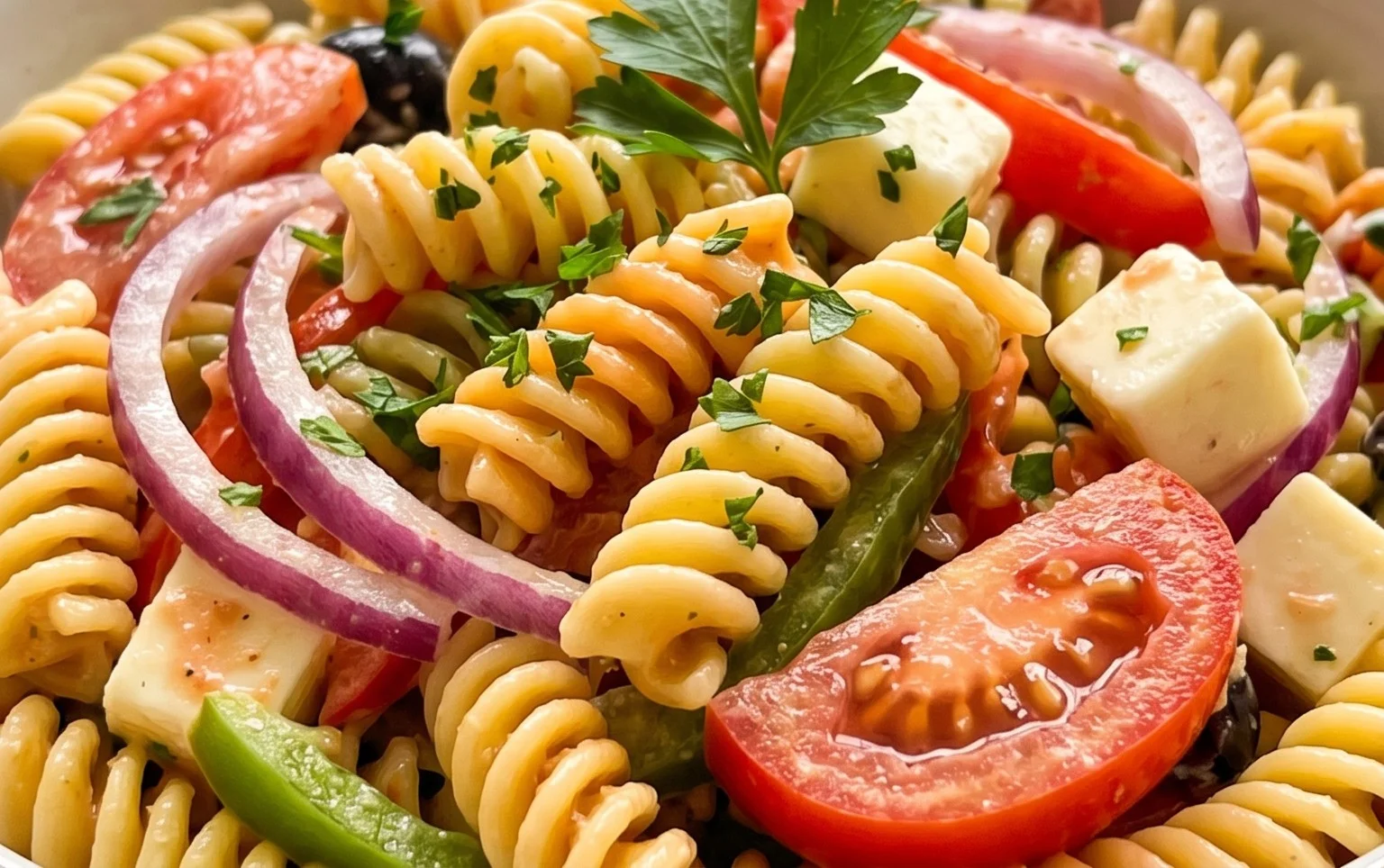 French Dressing Pasta Salad