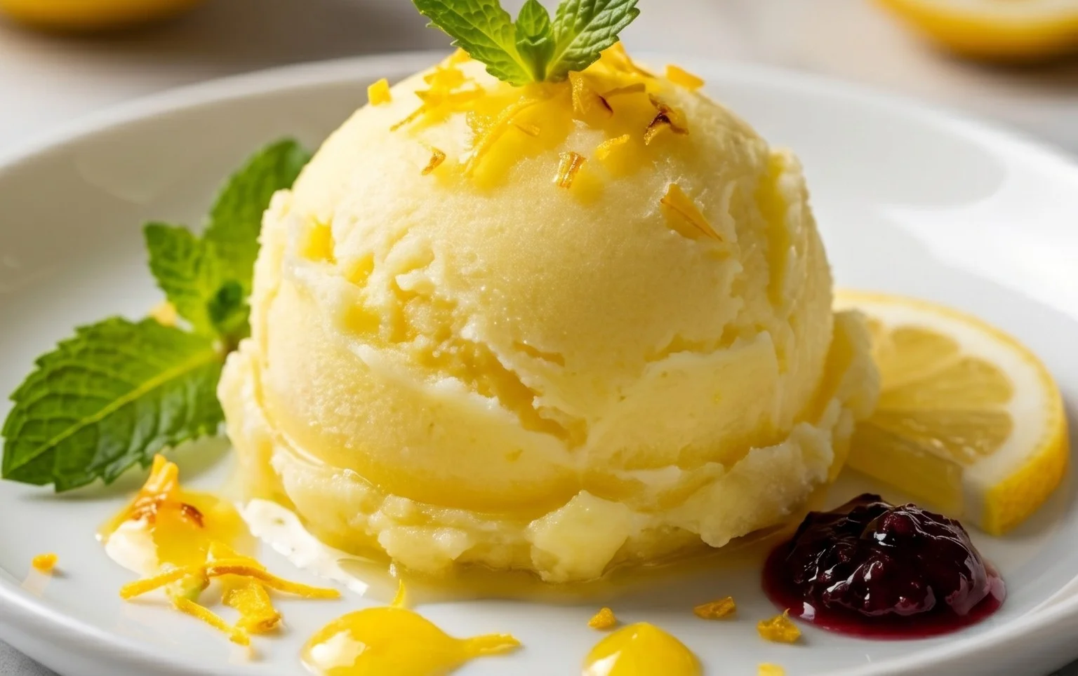 Lemon Sorbet
