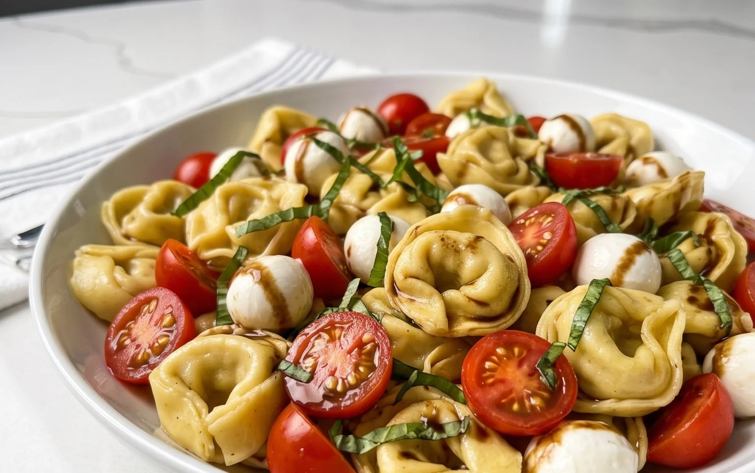 Tortellini Caprese Salad