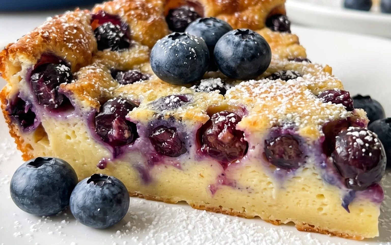 Lemon Blueberry Clafoutis