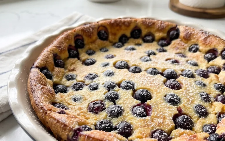 Lemon Blueberry Clafoutis