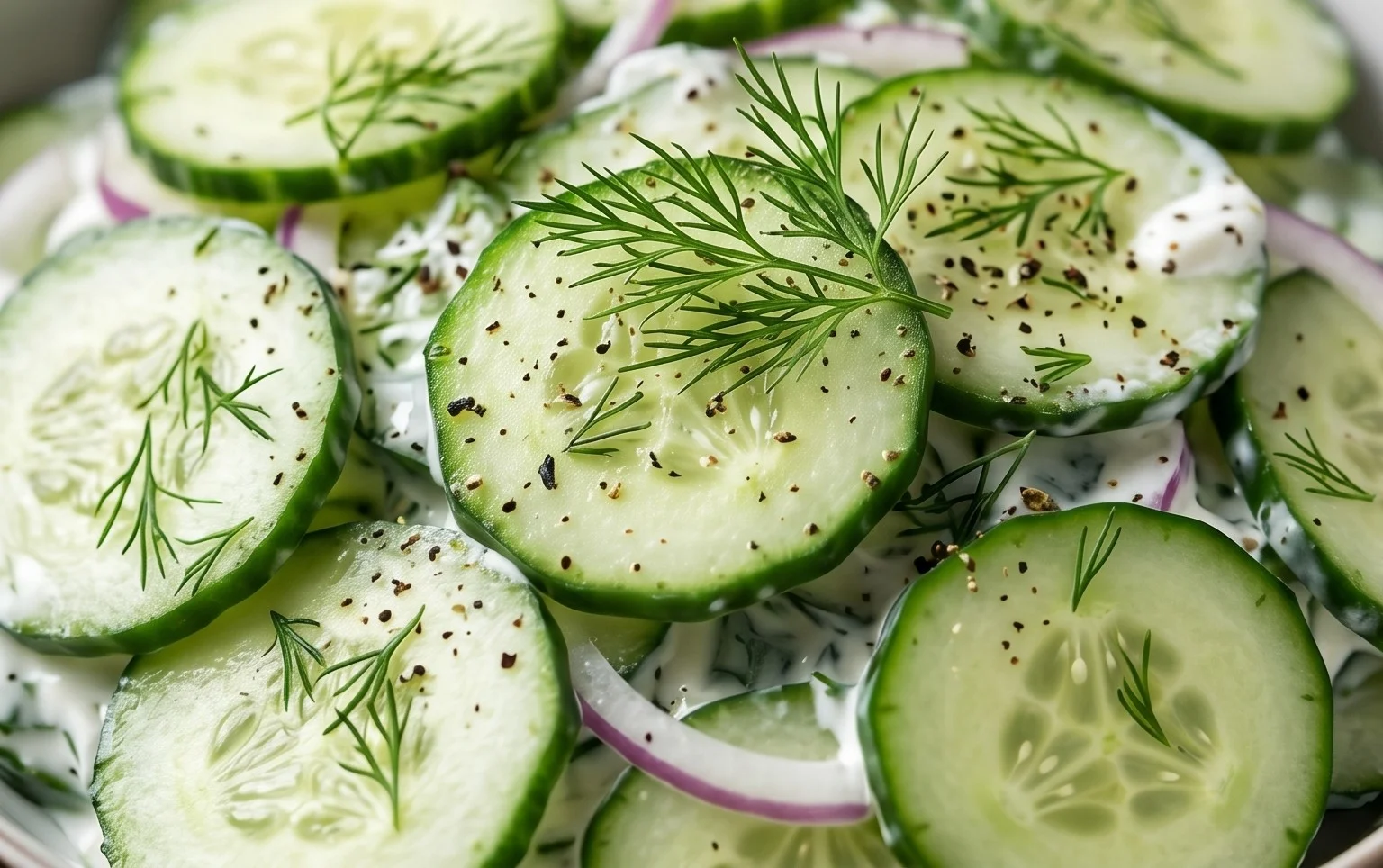 Polish Cucumber Salad