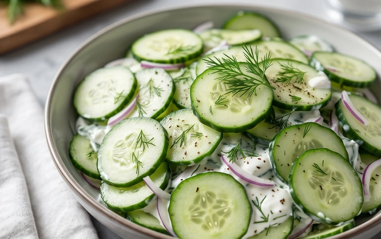 Polish Cucumber Salad