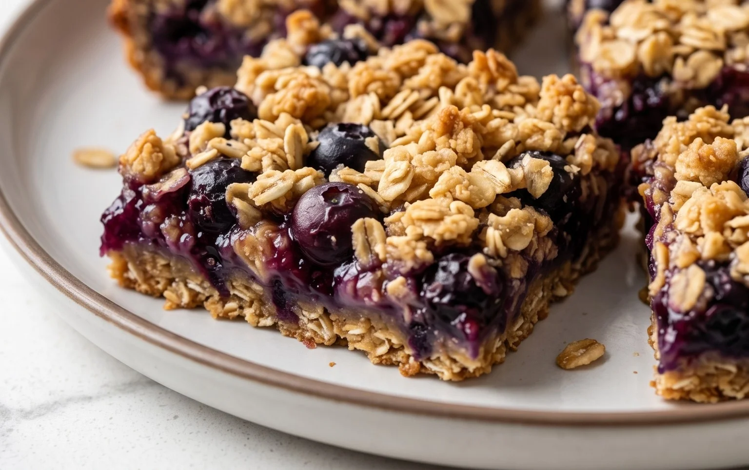 Blueberry Oatmeal Bars