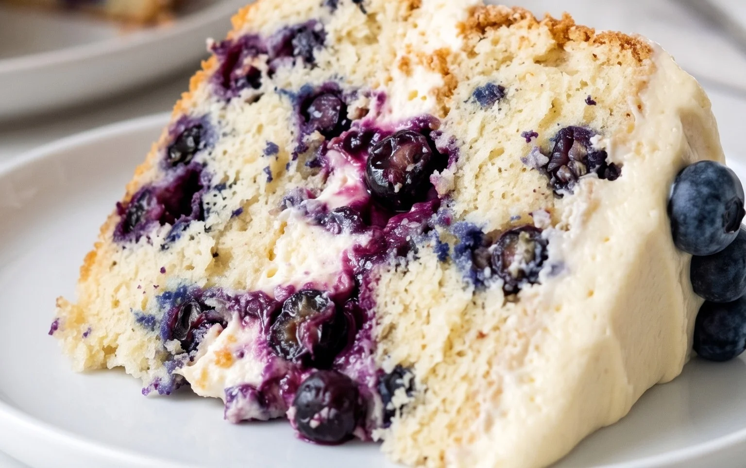 Nova Scotia Blueberry Cream Cake