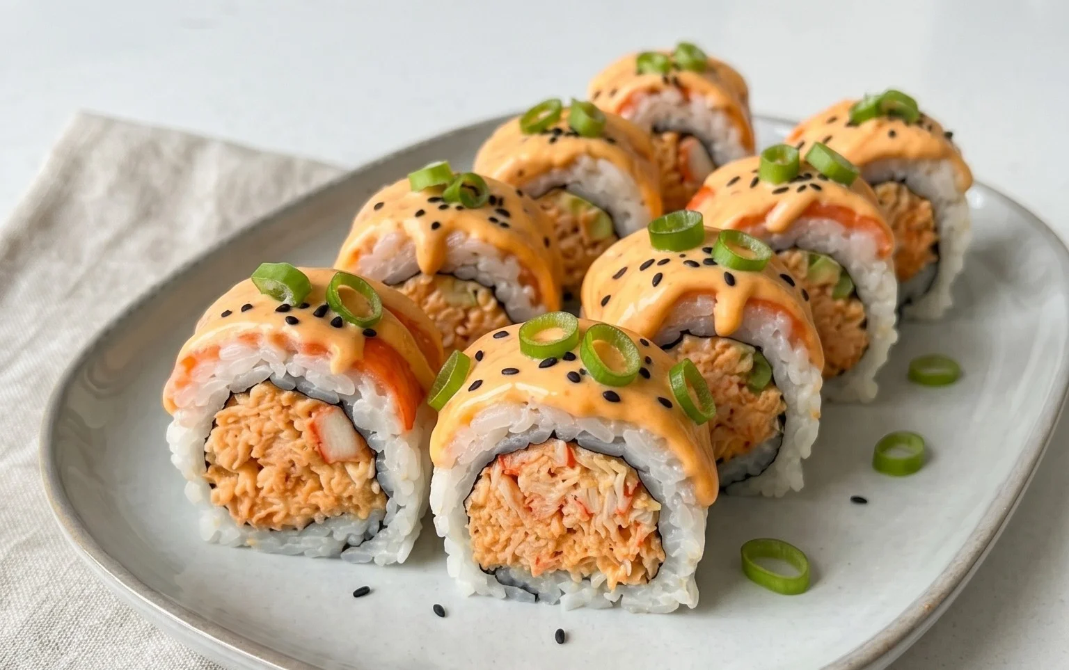 Kani Sushi (Spicy Crab Roll)