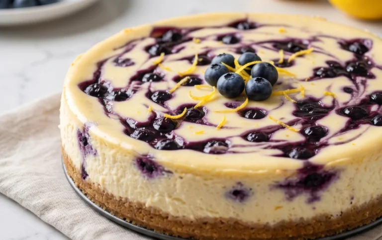 Lemon Blueberry Cheesecake