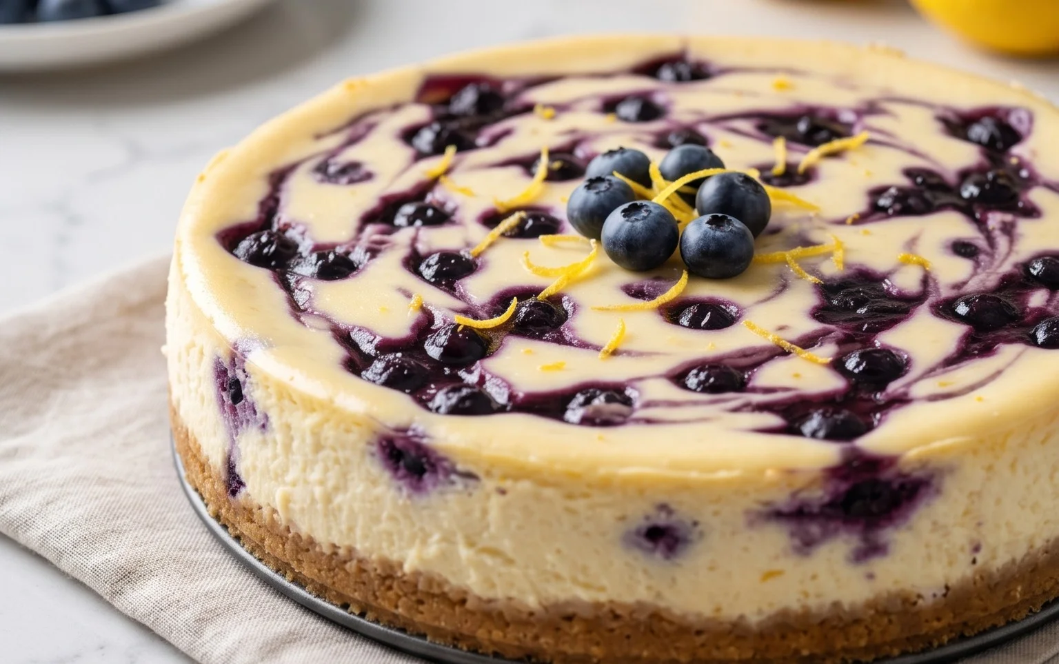 Lemon Blueberry Cheesecake