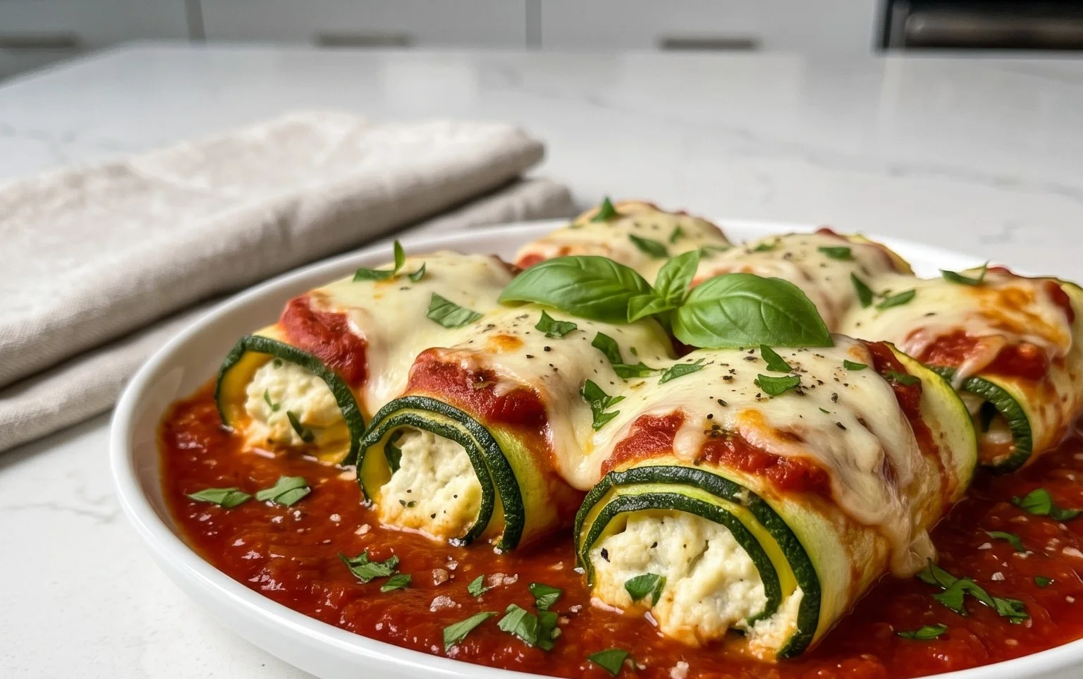 Vegan Zucchini Rollatini