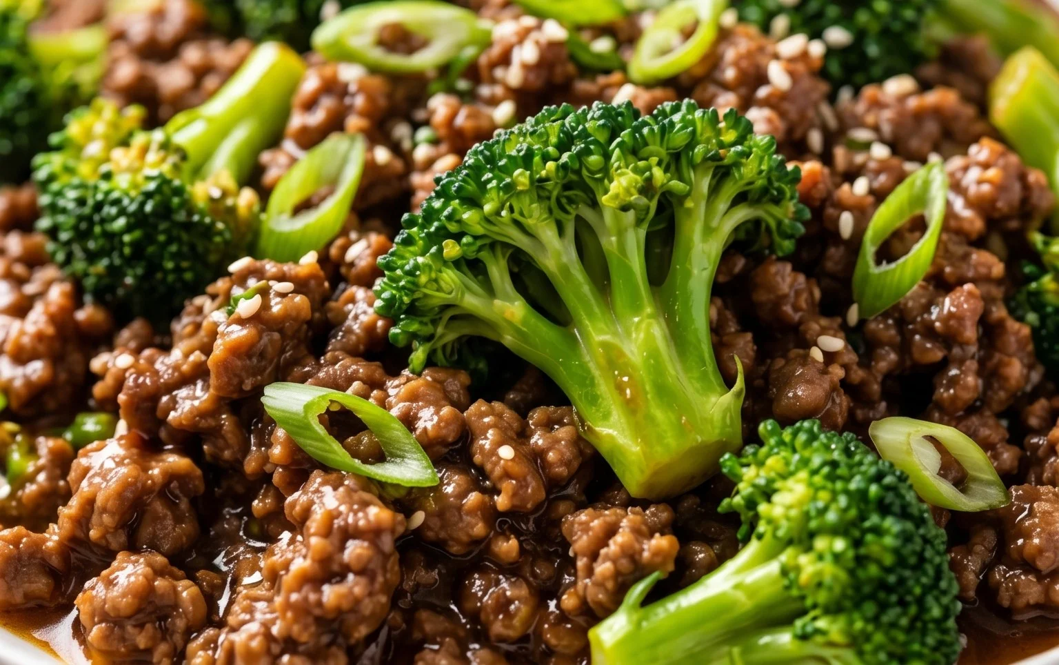 Ground Beef and Broccoli
