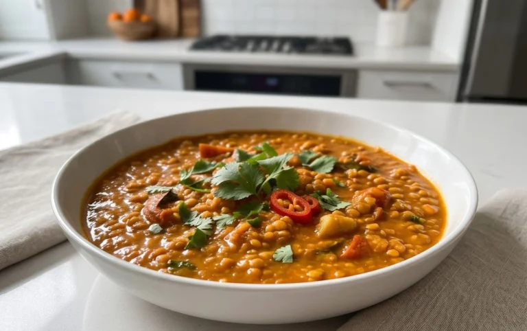 Spicy Red Lentil Curry