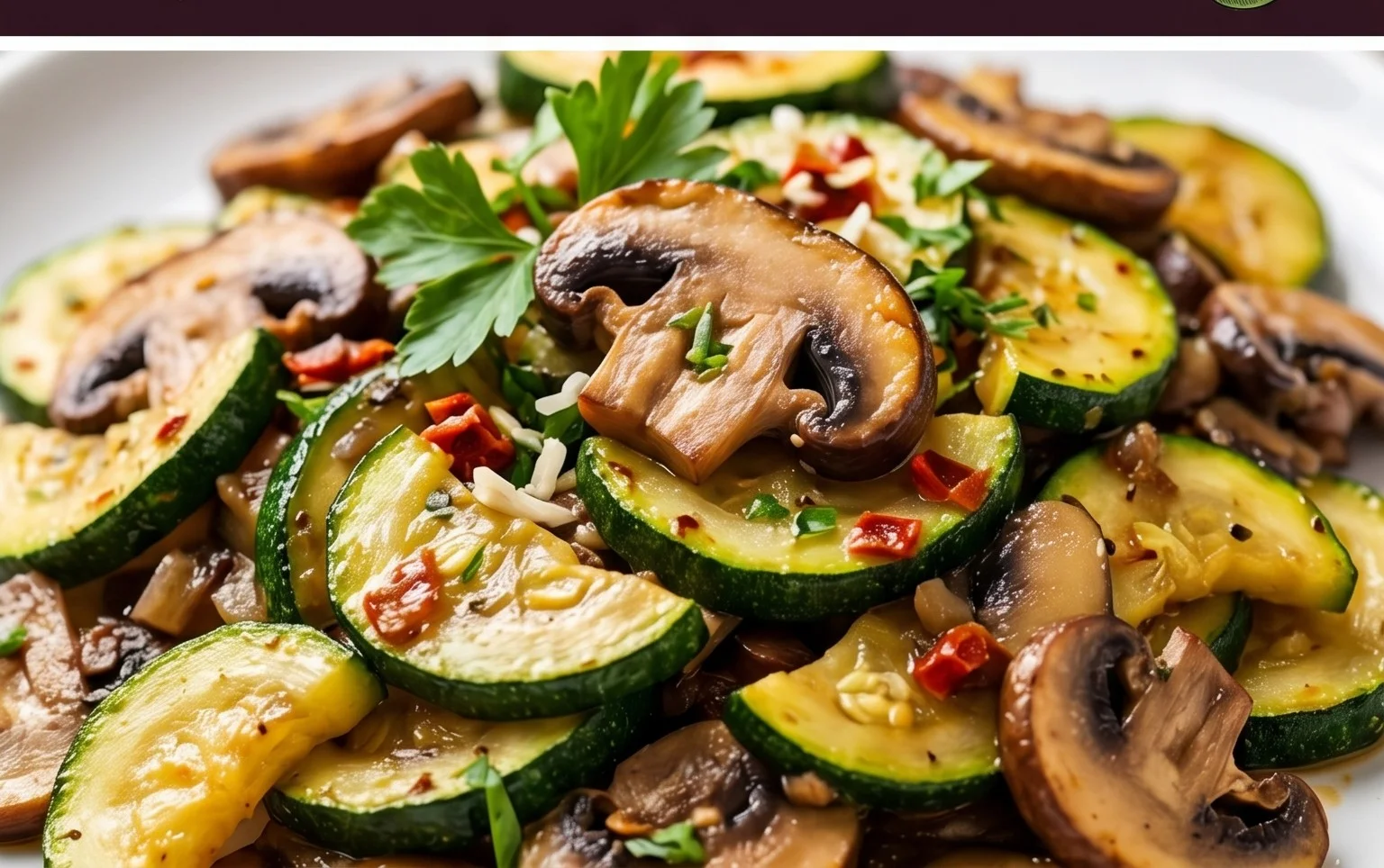 Skillet Zucchini and Mushrooms