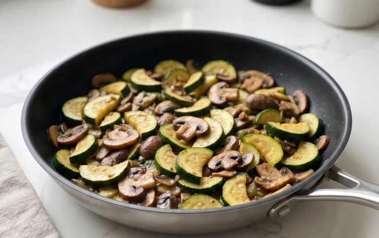 Skillet Zucchini and Mushrooms