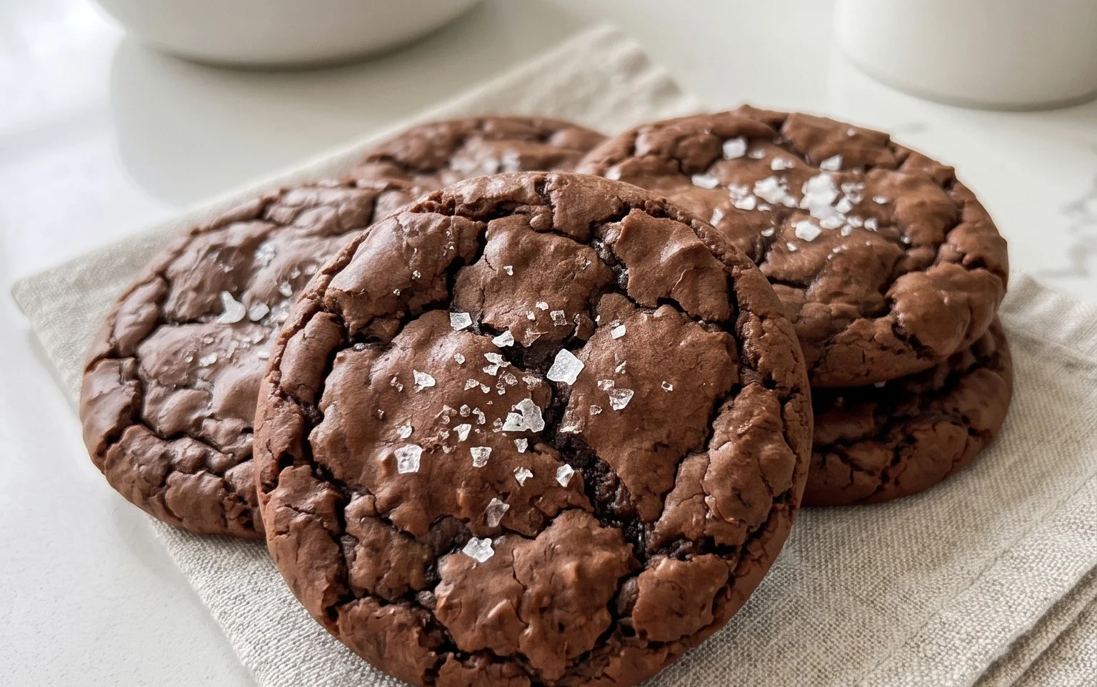 Salted Brownie Cookies