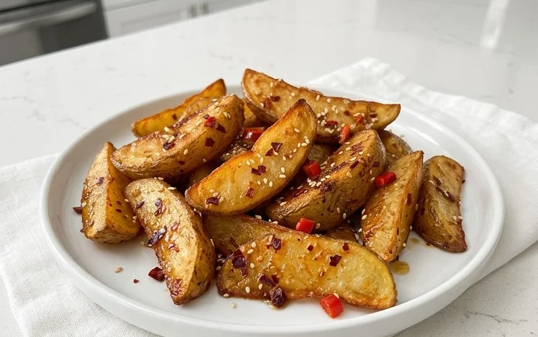 Crispy Honey Chilli Potatoes