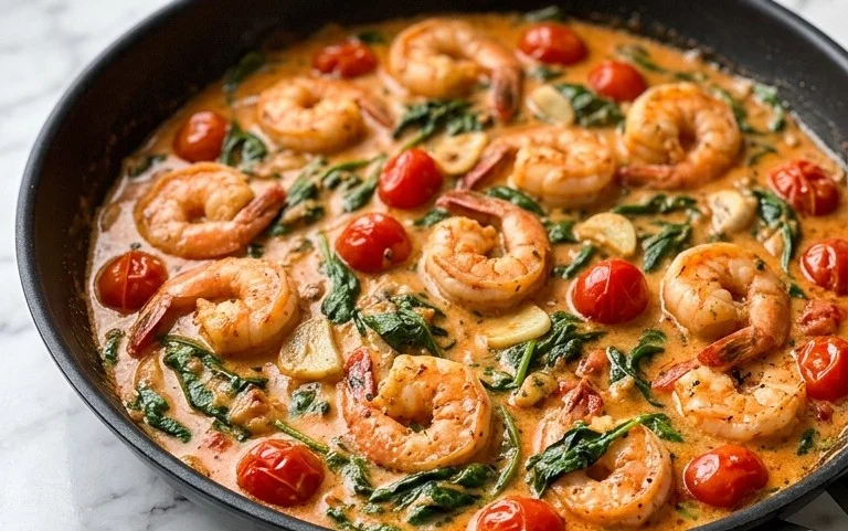 Tuscan Shrimp (One-Pan, 30-Minute Dinner)