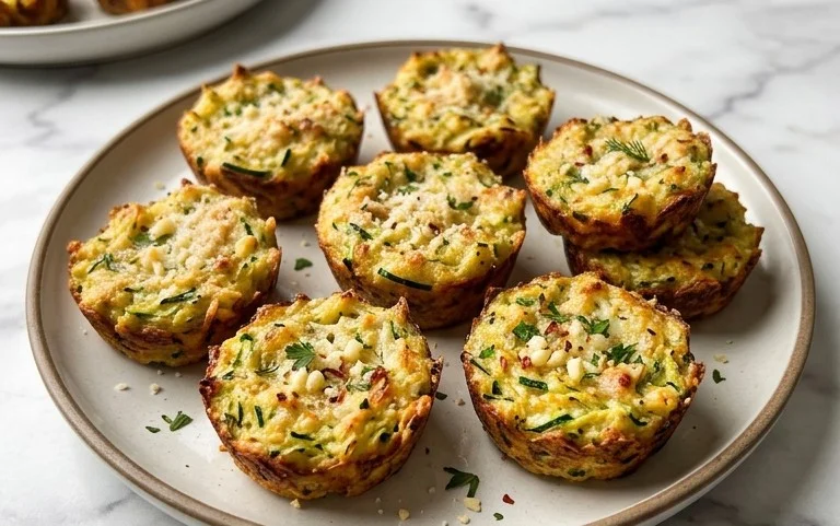 Zucchini Garlic Bites