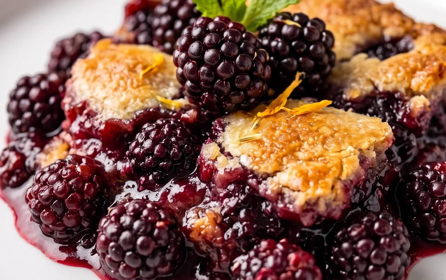 The Pioneer Women's Blackberry Cobbler