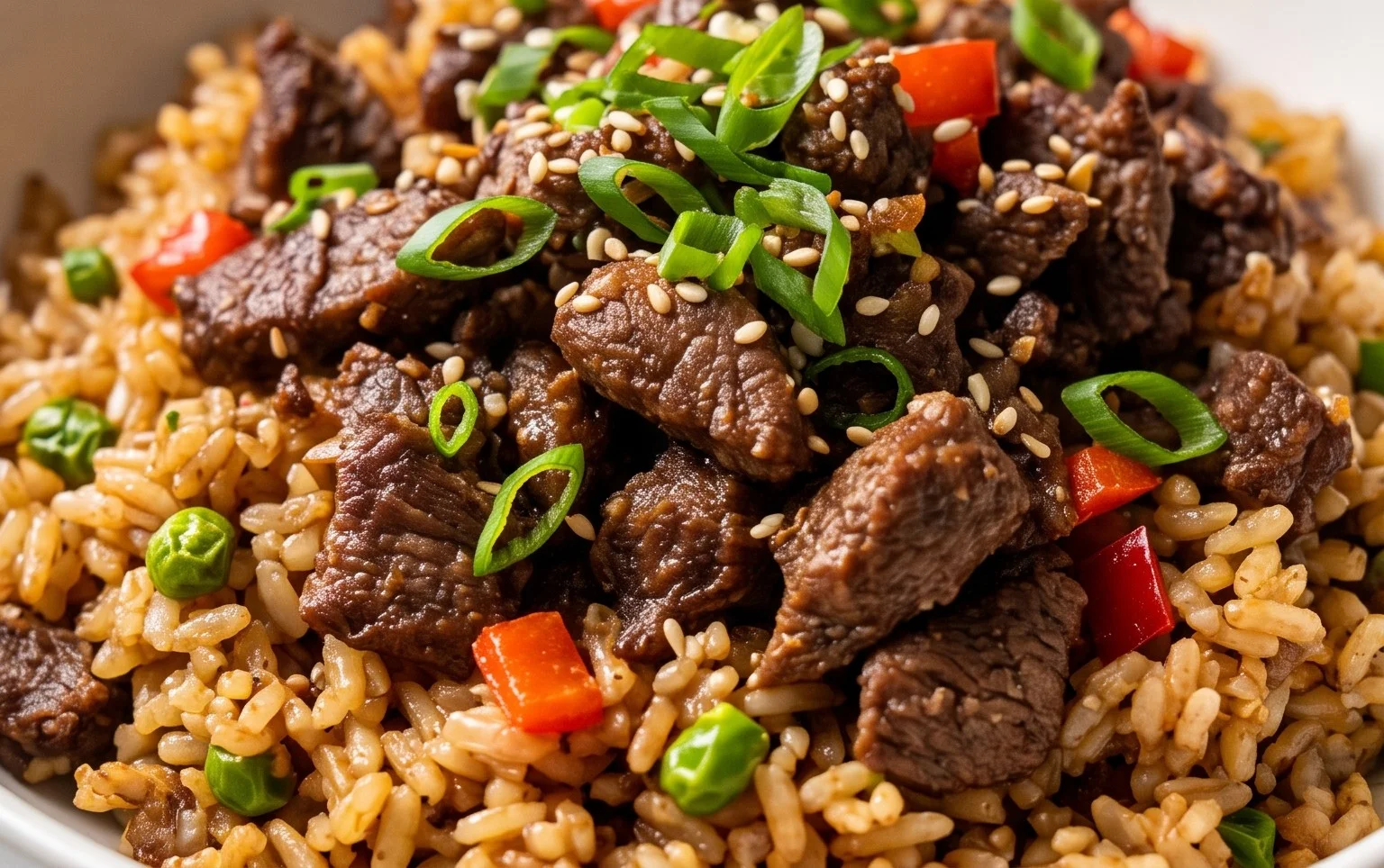 Beef Pepper Rice Bowl is a delicious meal option.