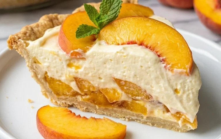 Peaches and Cream Pie