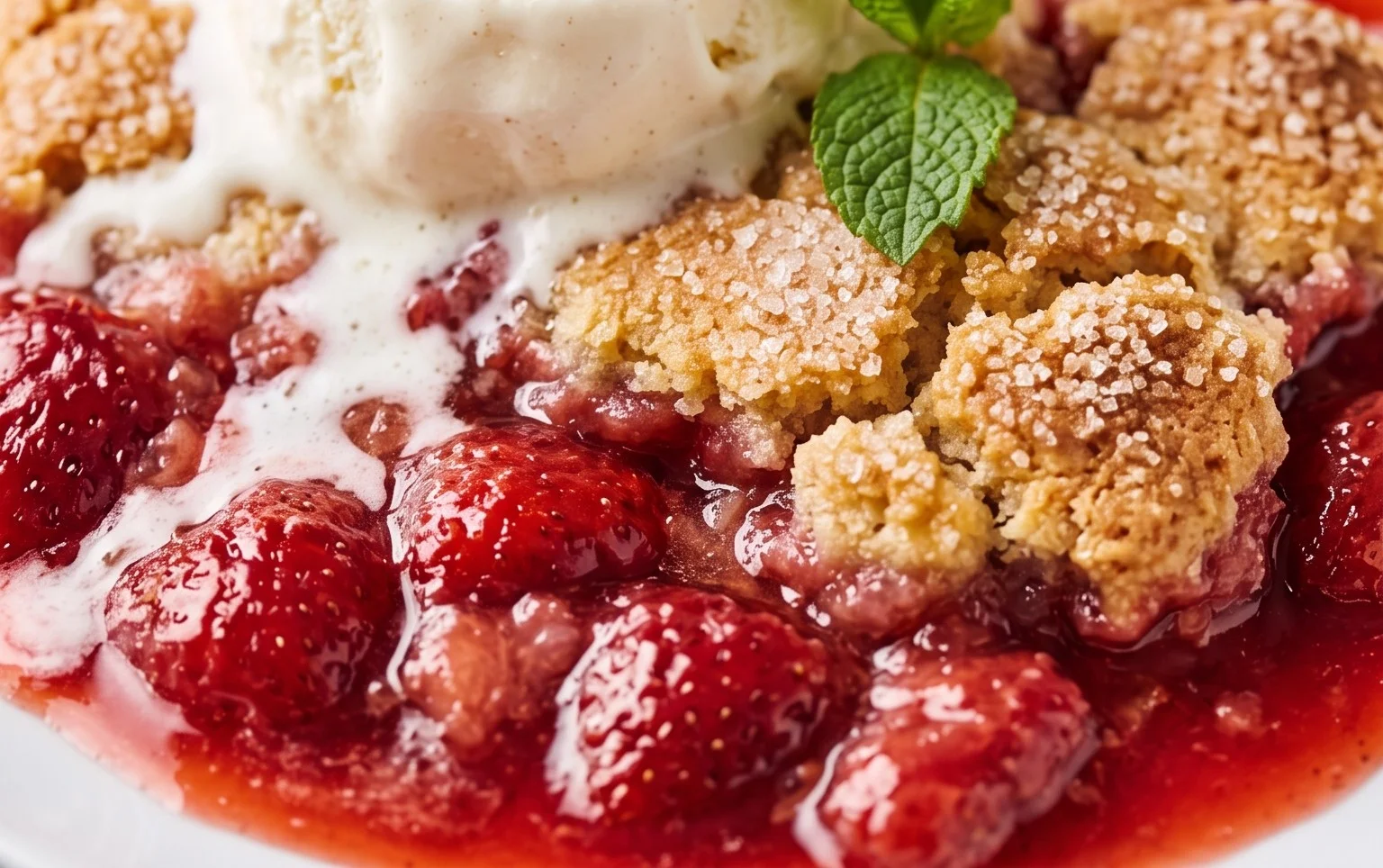 Strawberry Cobbler