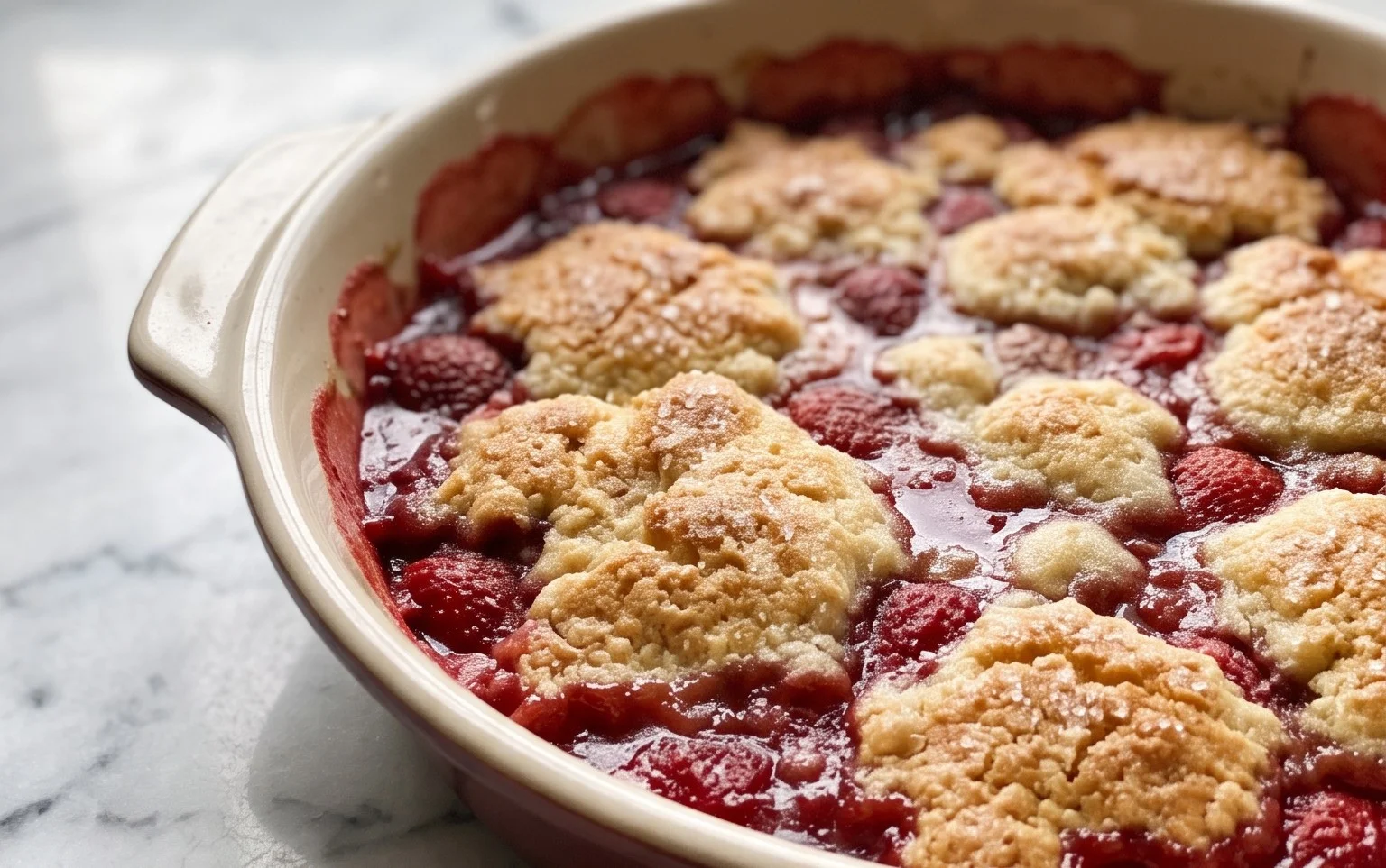 Strawberry Cobbler