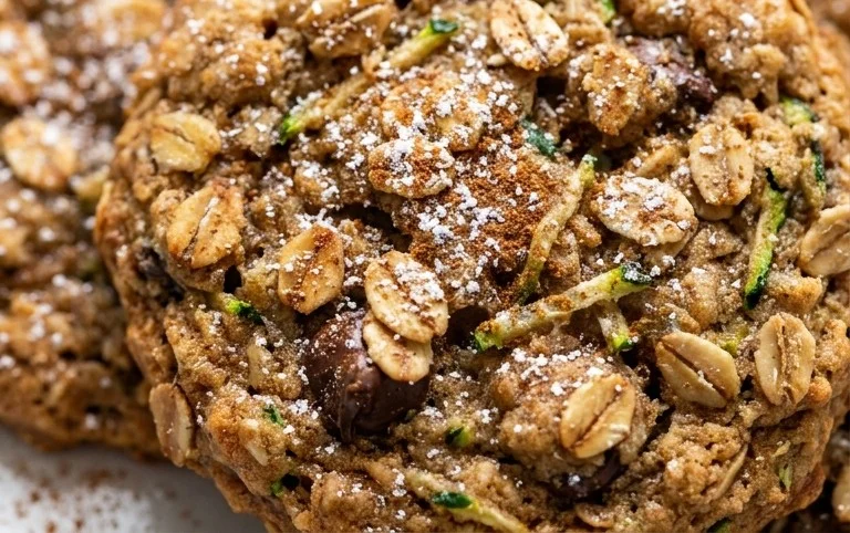 Healthy Zucchini Oatmeal Cookies