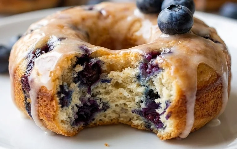 Blueberry Cake Donuts