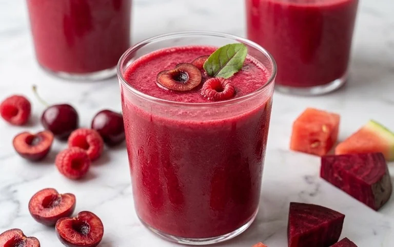 Watermelon Cherry Berry Beet Juice