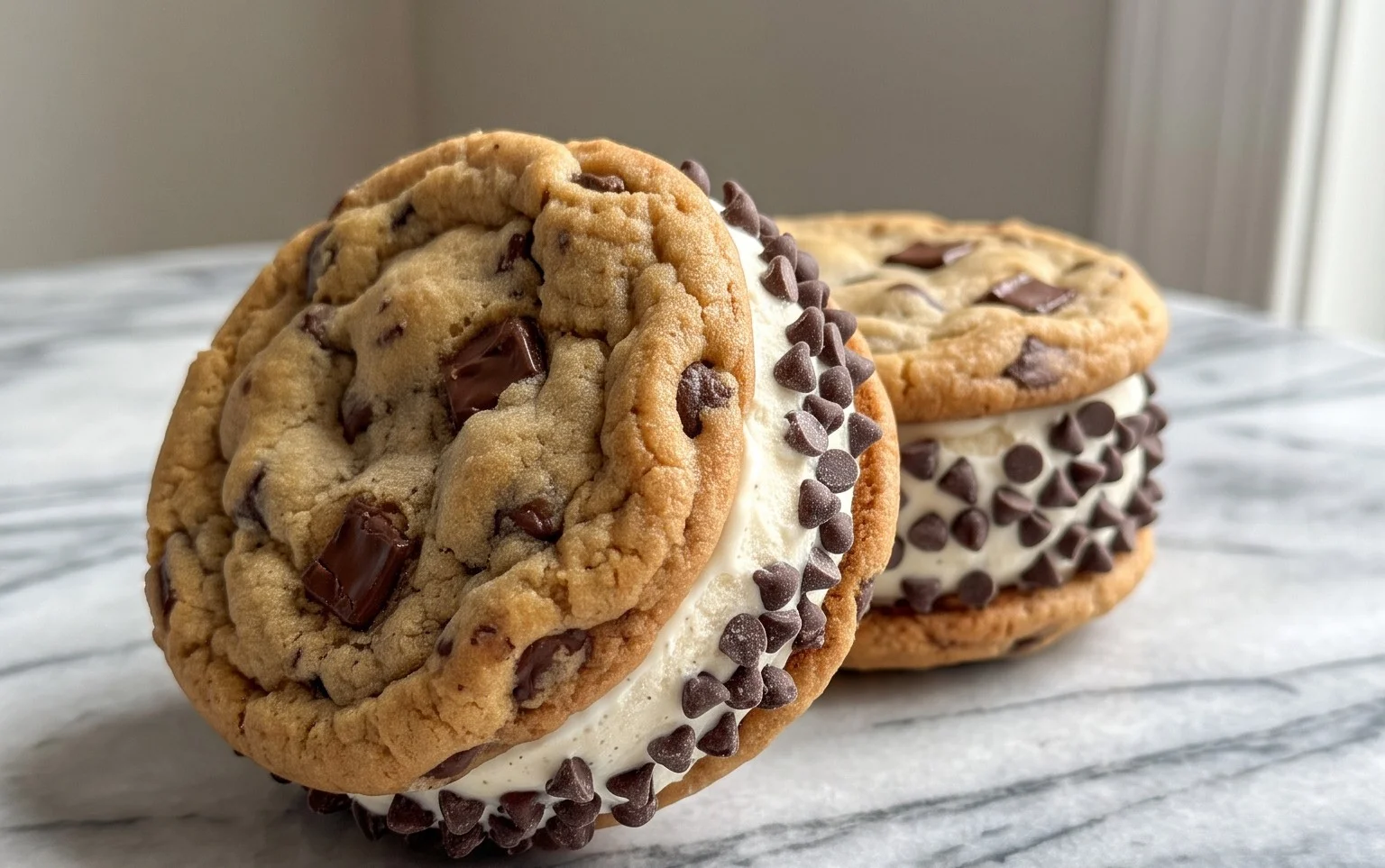 Cookie Ice Cream Sandwiches (Like a Chipwich!)
