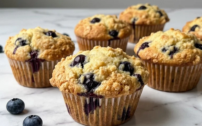 Homemade Blueberry Muffins