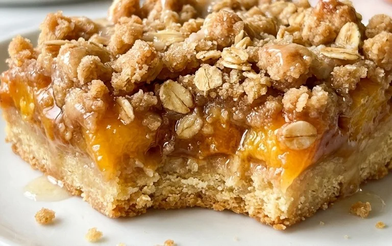 Fresh Peach Crum extractb Bars