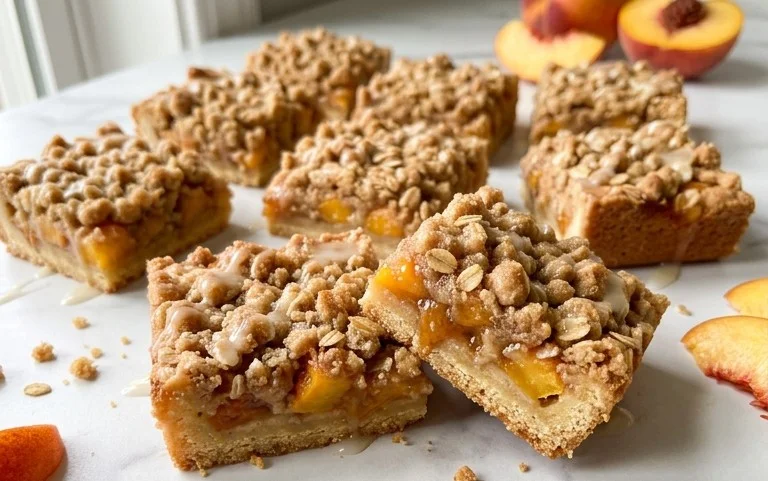 Fresh Peach Crum extractb Bars