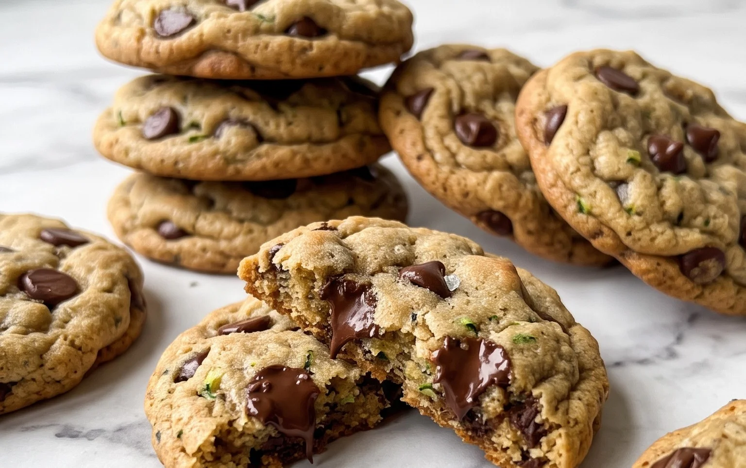 Zucchini Chocolate Chip Cookies