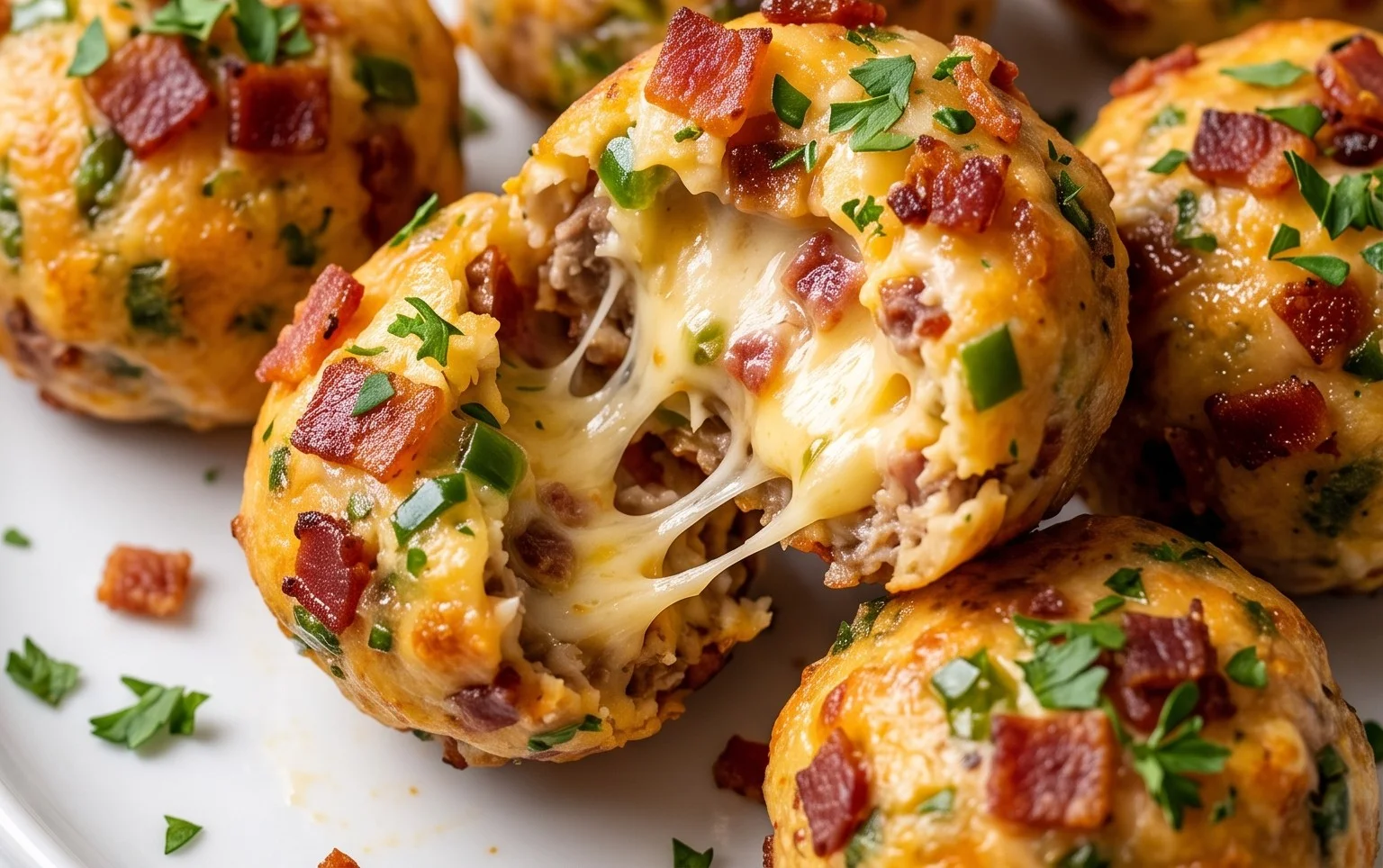 Beef Bacon Jalapeño Popper Cheese Balls
