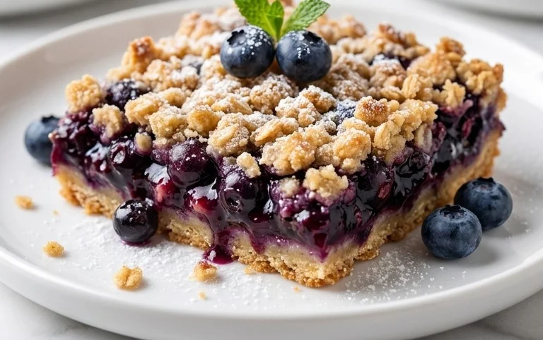 Easy Blueberry Pie Bars