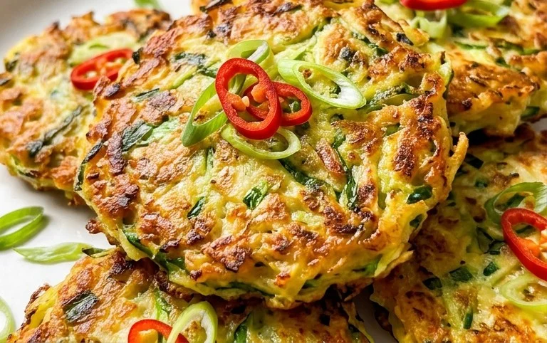 Quick & Easy Korean Zucchini Fritters (Hobak Jeon)