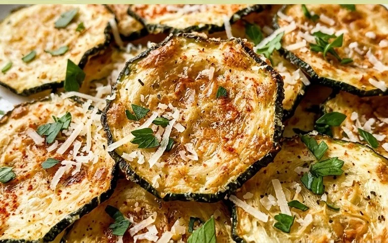 Crispy Baked Zucchini Chips