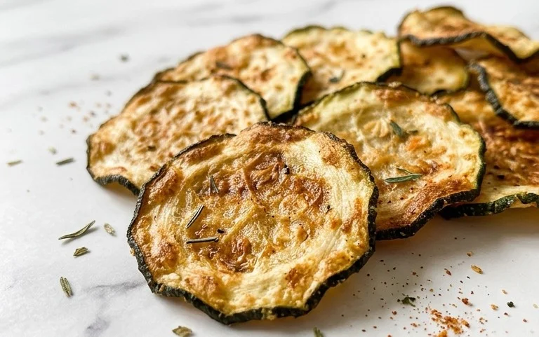 Crispy Baked Zucchini Chips