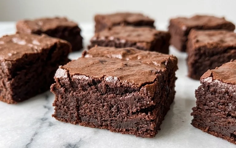 Flourless Chickpea Brownies (Vegan & Gluten Free)